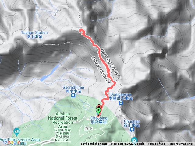 綺麗な大塔山步道