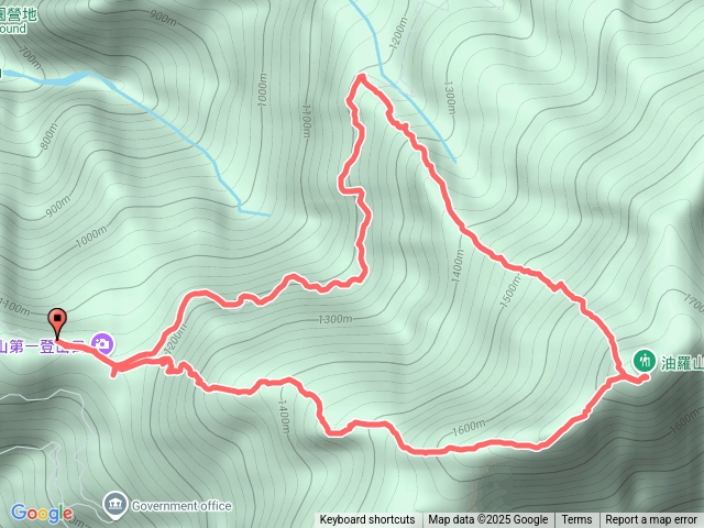 油羅山1上2下I繞