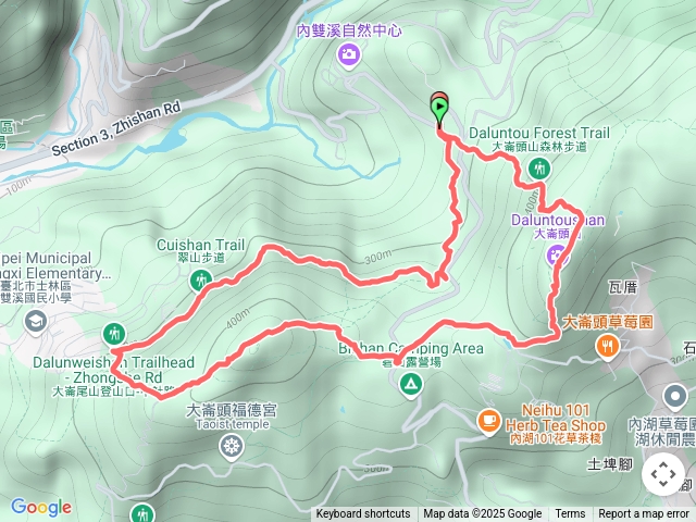 20250301_大崙頭尾山O型環狀路線
