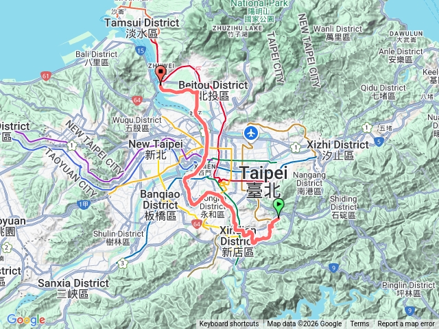 台北大縱走第八段預覽圖