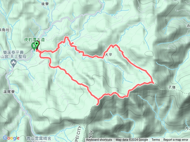 虎豹潭古道三方向山橫山O型預覽圖