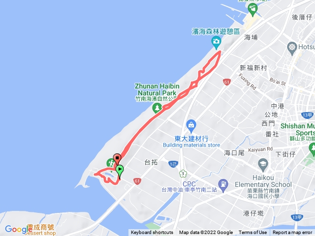 竹南海濱森林步道