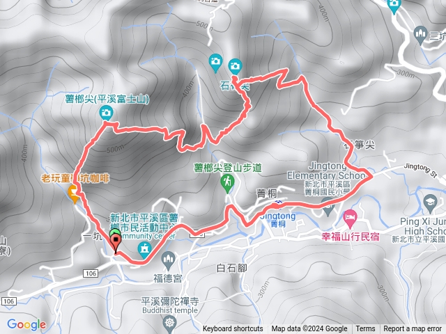 2024/1/7 薯榔尖、石筍尖、菁桐車站O型