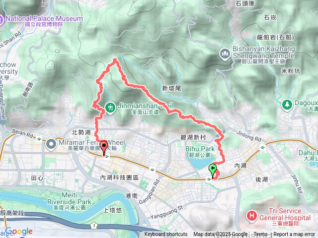 內湖大小金面山連走