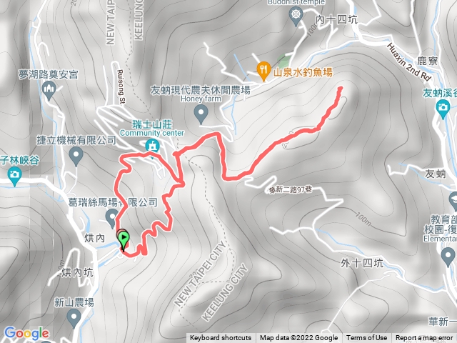 豎嶺山 、鹿寮山～P字走