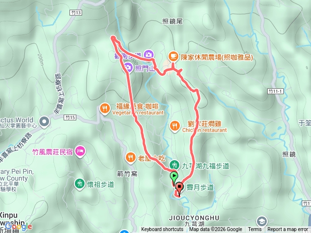 九芎湖九福步道O型預覽圖