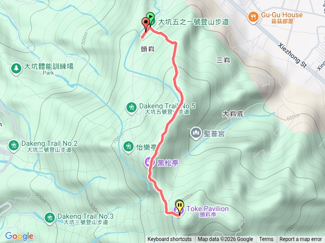 521大坑步道5-1上頭嵙山預覽圖