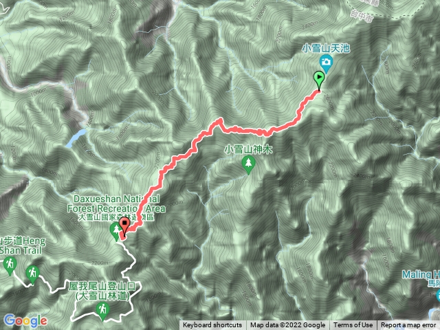 2022018稍來小雪山國家步道