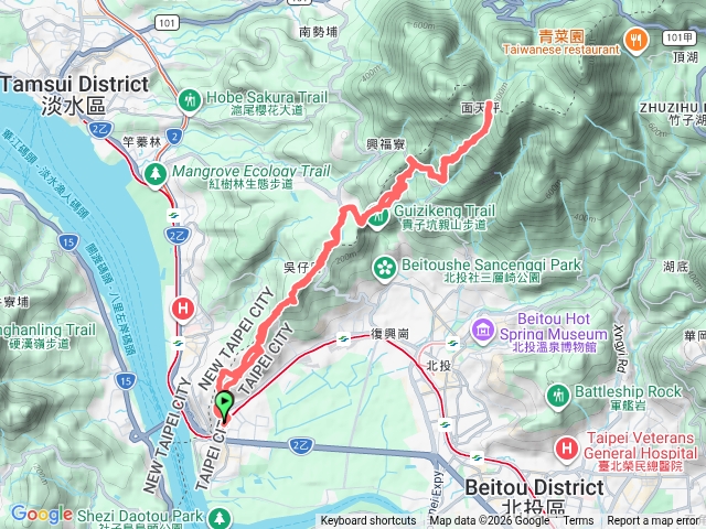 台北大縱走第一段偽11到面天坪來回