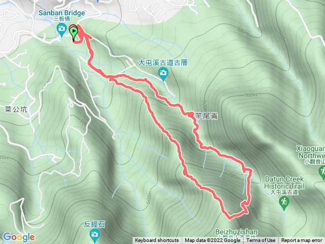 大屯溪古道 vs 小觀音山