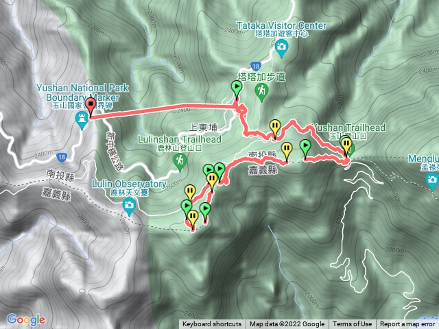 塔塔加步道（環鹿林山、麟趾山2山）