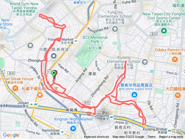 中和瓦磘溝健走