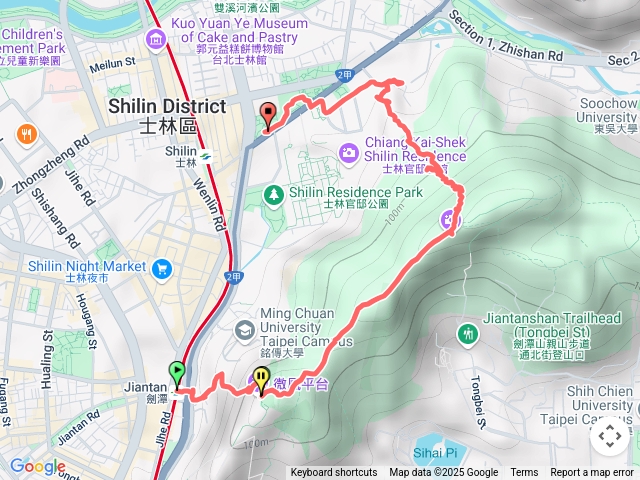 劍潭水神社-微風平台-劍潭山-老地方左邊小路-林子山