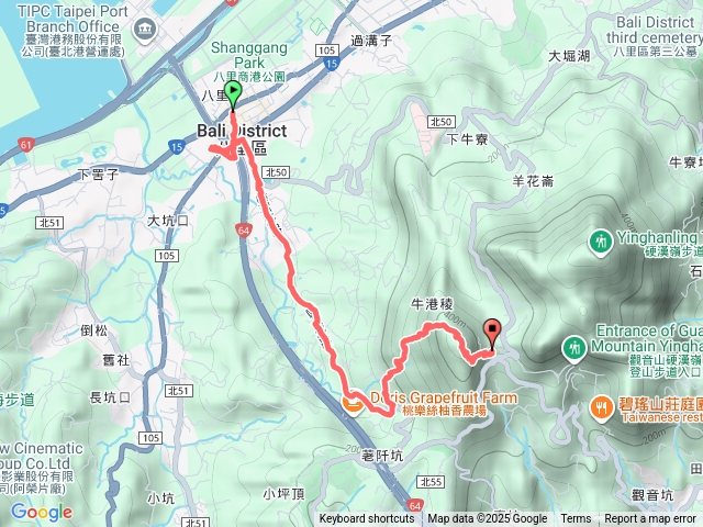 八里廖添丁洞牛港稜山觀音山遊客中心預覽圖