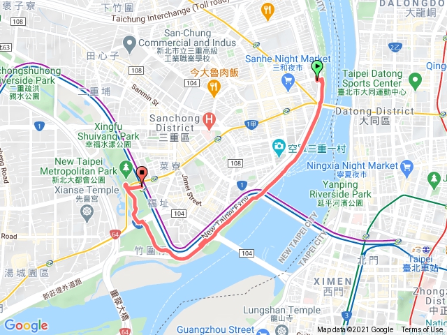 riverside walk to park