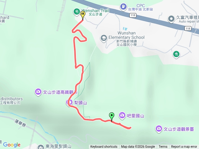 文山步道稜線預覽圖