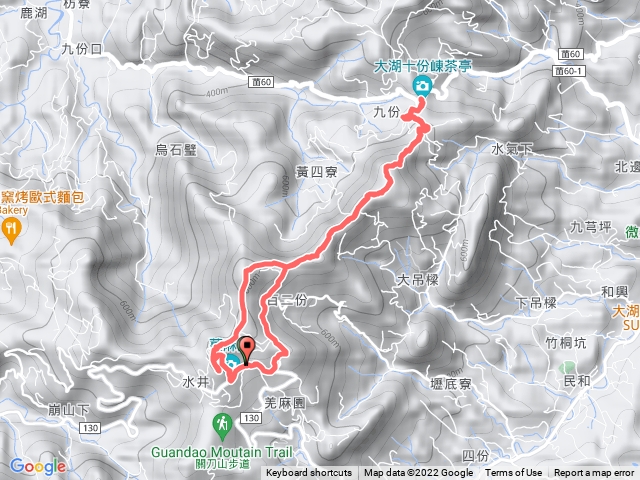 2022-04-22 苗栗大湖:出關古道-聖衡宮到十份崠茶亭