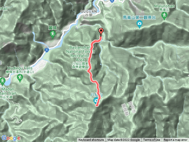 八仙山主峰步道來回