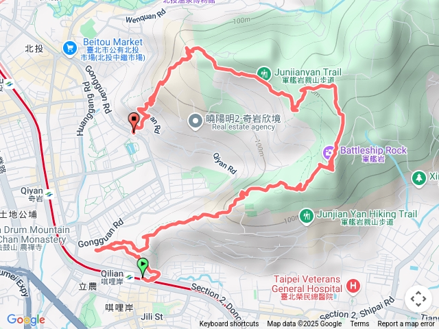 軍艦岩丹鳳岩健走