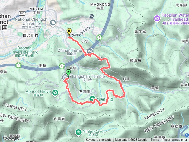 2026臺北大縱走臺北大縱走第七段：世界山莊至飛龍步道政大後山202605301226預覽圖