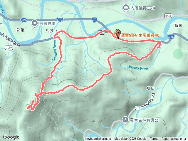 長潭山-西山環走(八股端路跡較不明)