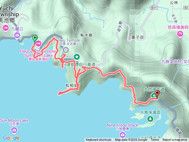 20250128日月潭九龍口到大竹湖