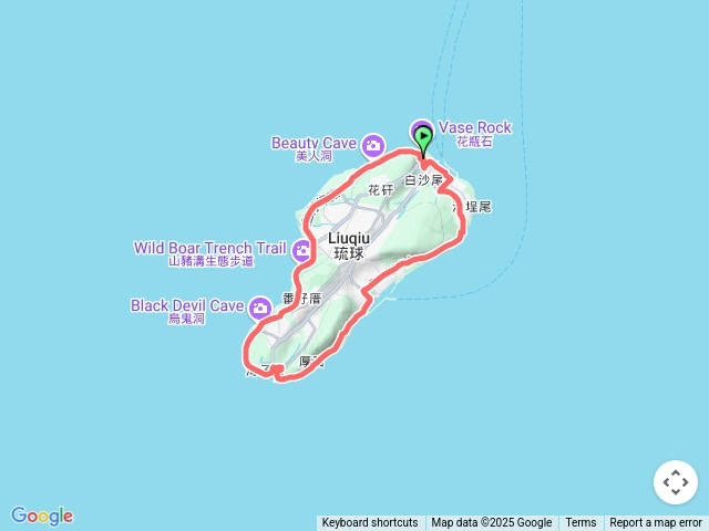 小琉球環島跑步
