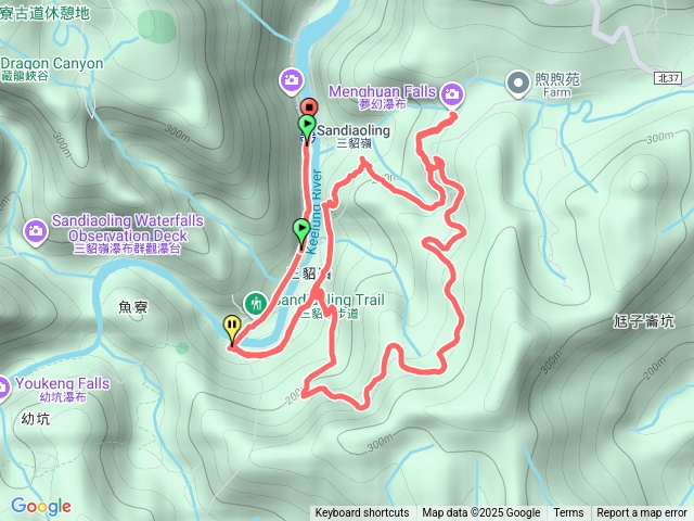 1140921三貂嶺站-夢幻寺-夢幻瀑布來回