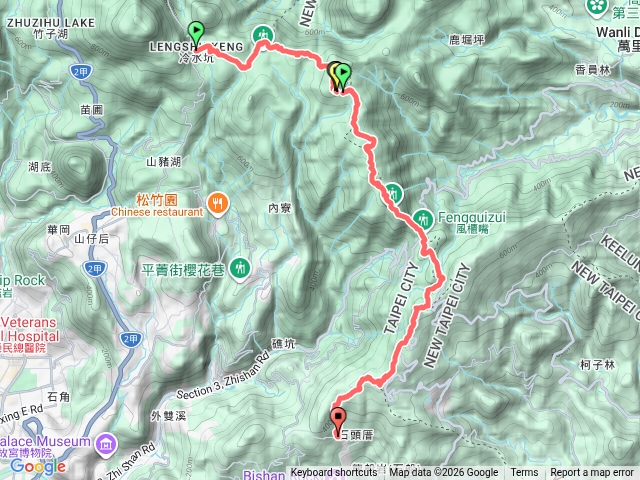 第三段接第四段大縱走