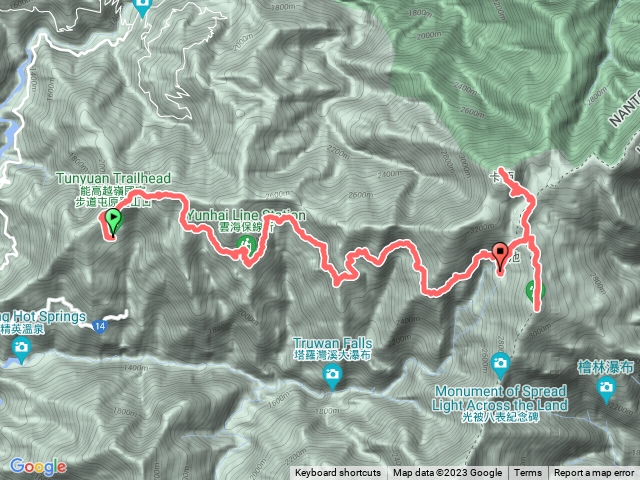 奇萊南華高繞2023121617