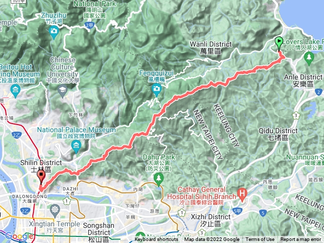 界寮縱走自界寮到劍潭