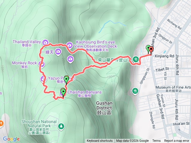 柴山龍泉寺-北峰好漢坡-盤榕-雅座-龍泉寺O型預覽圖