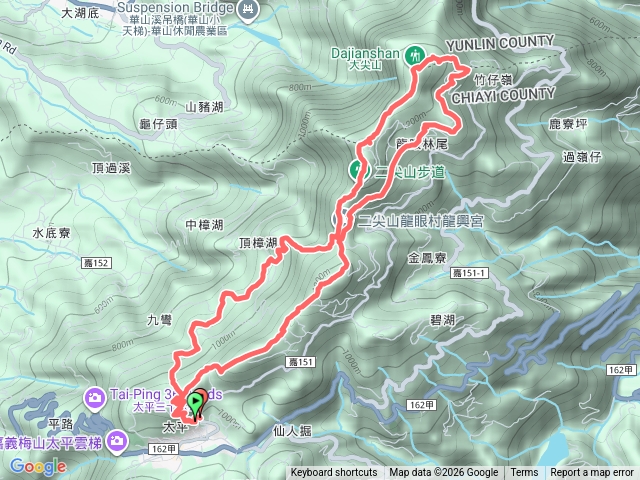 1150114雲嘉五連峰8字環走預覽圖