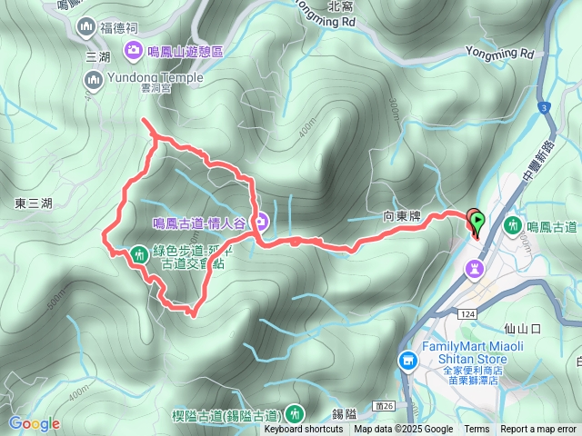 鳴鳳、南隘勇、綠色古道古道