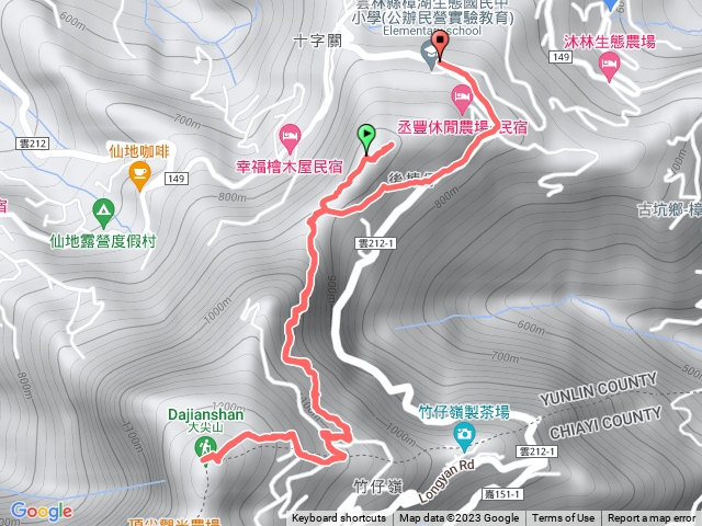 雲林後棟仔山大尖山