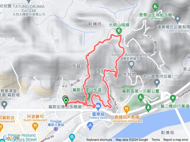 鶯歌孫龍步道-牛灶坑山-鶯歌石