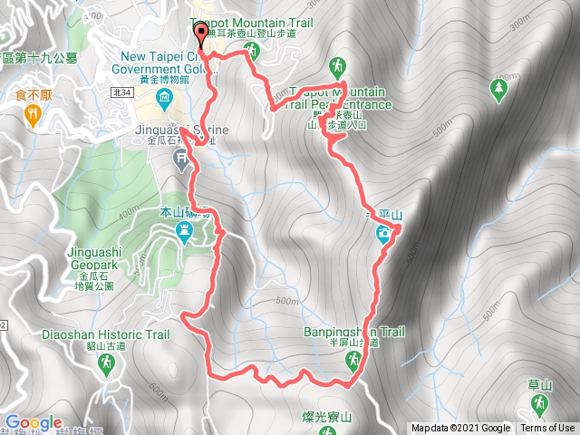 茶壺山半屏山O型