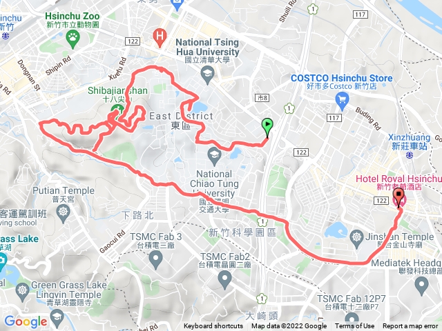 交清大—十八尖山—寶山出口接老爺酒店