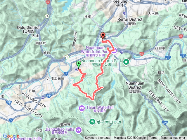 七(堵)上八(堵)下縱走