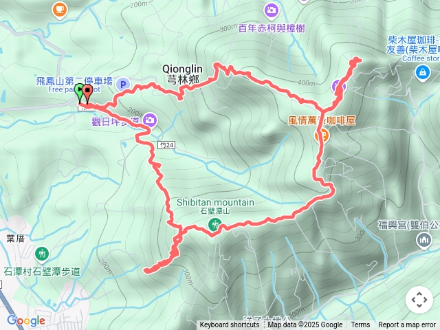 觀日坪，飛鳳山o型