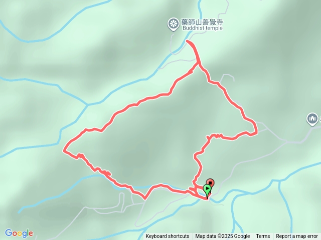2025-10-09 聯合艦隊前峰 內盤山山腰路接越嶺石硿子路 稜線下盤山坑溪谷接盤山坑古道