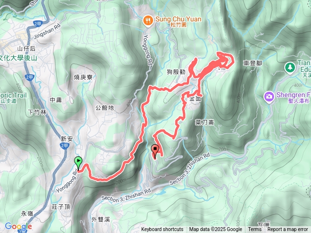 2025-07-16 狗殷勤古道連走溪山古圳─狗殷勤古道→登峰圳涵洞→坪頂新圳涵洞→坪頂古圳涵洞→鵝尾山水梯田→大平尾山→溪山百年古圳