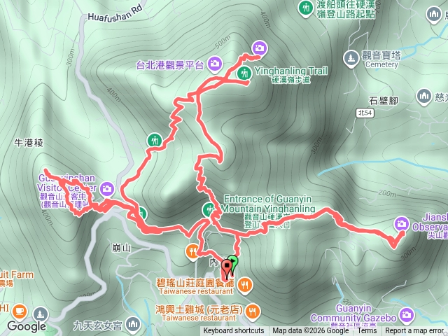 阿璋）觀音山集章活動，一日縱走預覽圖