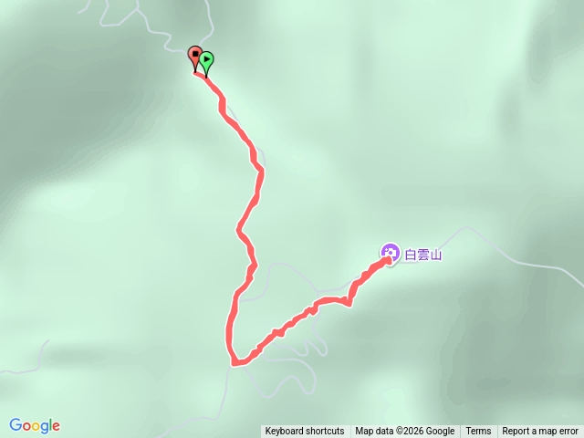 土地公廟走白雲山來回預覽圖