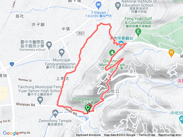 豐原公老崎 蜈蚣崎步道O型