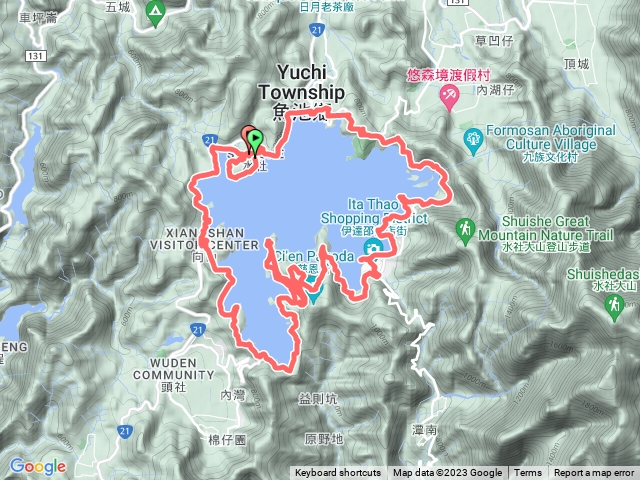 日月潭徒步環湖