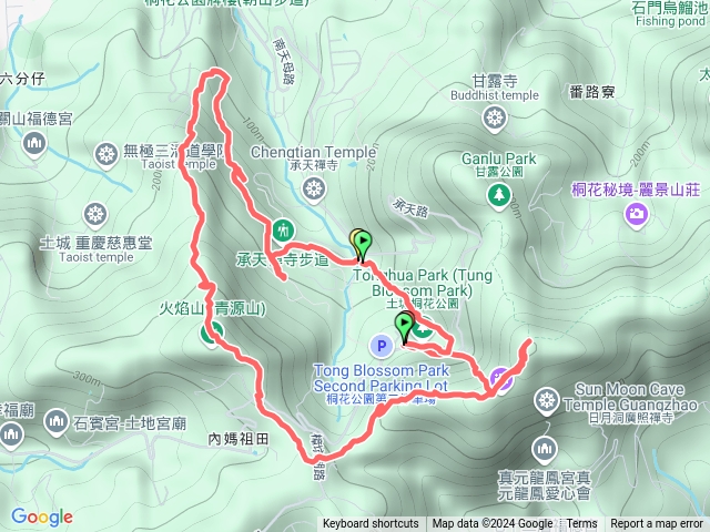 天上山、三粒半山、火焰山預覽圖