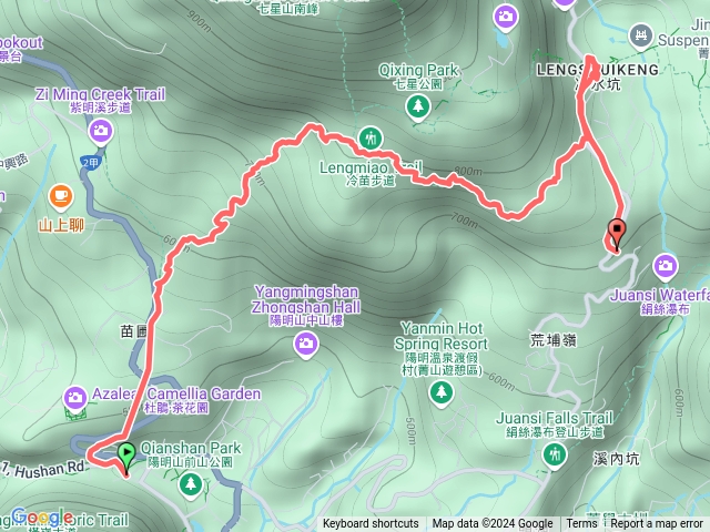 陽明山總站苗埔登山步道冷水坑預覽圖