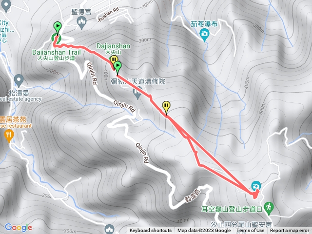 天秀宮到四分尾山