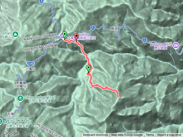 屏風山D1山屋D2登頂
